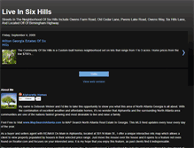 Tablet Screenshot of liveinsixhills.blogspot.com