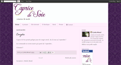 Desktop Screenshot of capricedesoie.blogspot.com