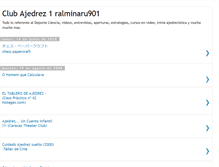 Tablet Screenshot of clubajedrez1ralminaru901.blogspot.com