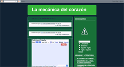 Desktop Screenshot of lamaquinadelcorazon.blogspot.com