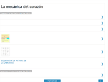 Tablet Screenshot of lamaquinadelcorazon.blogspot.com