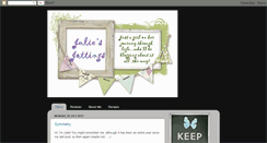Desktop Screenshot of juliesj0ttings.blogspot.com