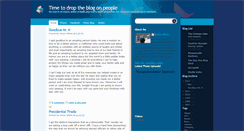 Desktop Screenshot of droppingtheblog.blogspot.com