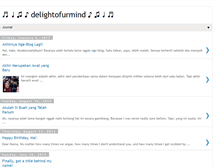 Tablet Screenshot of delightofurmind.blogspot.com
