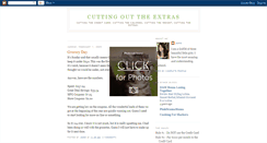 Desktop Screenshot of cuttingouttheextras.blogspot.com