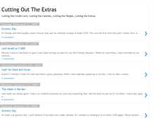 Tablet Screenshot of cuttingouttheextras.blogspot.com