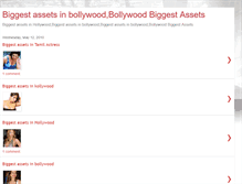 Tablet Screenshot of biggestassetsinbollywood.blogspot.com