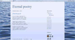 Desktop Screenshot of eternityinwords.blogspot.com