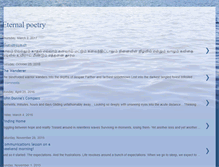 Tablet Screenshot of eternityinwords.blogspot.com