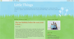 Desktop Screenshot of carrieslittlethings.blogspot.com