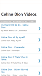 Mobile Screenshot of celinedionvideos.blogspot.com