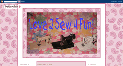 Desktop Screenshot of love2sew4fun.blogspot.com