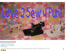 Tablet Screenshot of love2sew4fun.blogspot.com