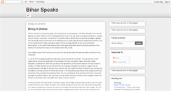 Desktop Screenshot of biharspeaks.blogspot.com