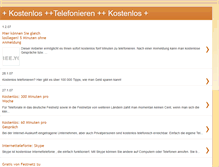 Tablet Screenshot of kostenlos-telefonieren.blogspot.com