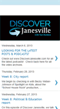 Mobile Screenshot of discoverjanesville.blogspot.com