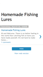 Mobile Screenshot of homemadefishinglures.blogspot.com