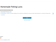 Tablet Screenshot of homemadefishinglures.blogspot.com