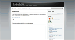 Desktop Screenshot of overdose-on-life.blogspot.com