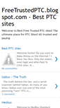 Mobile Screenshot of freetrustedptc.blogspot.com