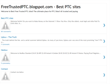 Tablet Screenshot of freetrustedptc.blogspot.com