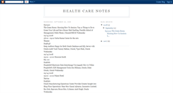 Desktop Screenshot of healthlynotes.blogspot.com