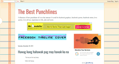 Desktop Screenshot of bestpunchlines.blogspot.com