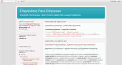 Desktop Screenshot of emprestimoempresa.blogspot.com