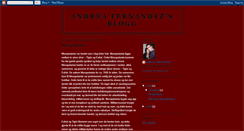 Desktop Screenshot of andreafernandezblogg.blogspot.com