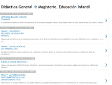 Tablet Screenshot of magisterio-ed-infantil.blogspot.com