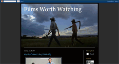 Desktop Screenshot of filmsworthwatching.blogspot.com