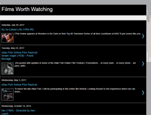 Tablet Screenshot of filmsworthwatching.blogspot.com