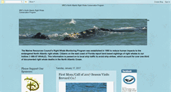 Desktop Screenshot of mrcrightwhalemonitoring.blogspot.com