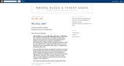 Desktop Screenshot of makingblogsathreatagain.blogspot.com
