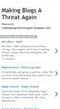 Mobile Screenshot of makingblogsathreatagain.blogspot.com