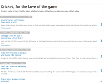 Tablet Screenshot of cricket4ever.blogspot.com