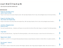 Tablet Screenshot of carmelitanum.blogspot.com