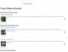 Tablet Screenshot of crapvideoart.blogspot.com