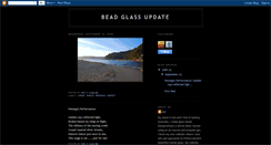 Desktop Screenshot of beadglassupdate.blogspot.com