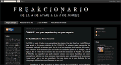 Desktop Screenshot of freakcionario.blogspot.com