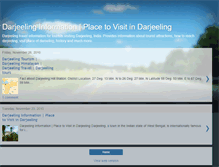 Tablet Screenshot of darjeelinginform.blogspot.com