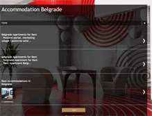 Tablet Screenshot of accommodationbelgrade.blogspot.com