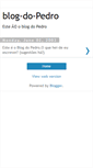Mobile Screenshot of blogdopedro.blogspot.com