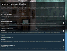 Tablet Screenshot of caderno-de-amenidades.blogspot.com