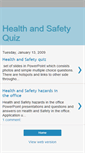 Mobile Screenshot of healthandsafetyquiz.blogspot.com