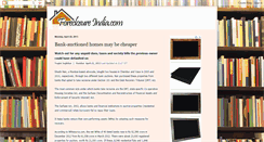Desktop Screenshot of foreclosureindia.blogspot.com