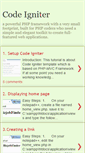 Mobile Screenshot of codeigniter210.blogspot.com