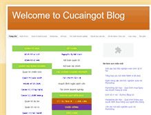 Tablet Screenshot of cucaingot.blogspot.com