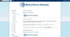 Desktop Screenshot of musicaeadoracao.blogspot.com