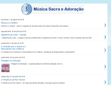 Tablet Screenshot of musicaeadoracao.blogspot.com